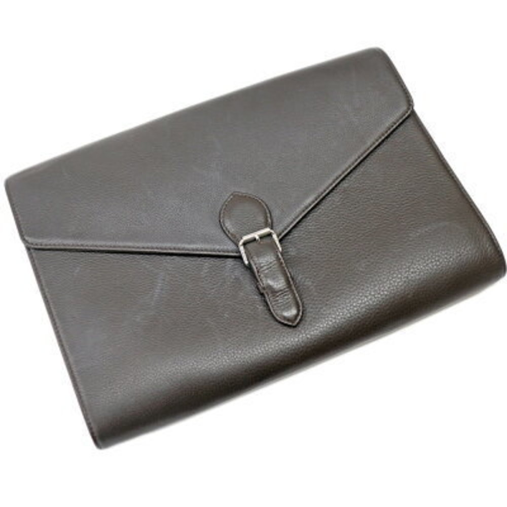 Louis Vuitton Pelle Morbida Clutch Bag Black